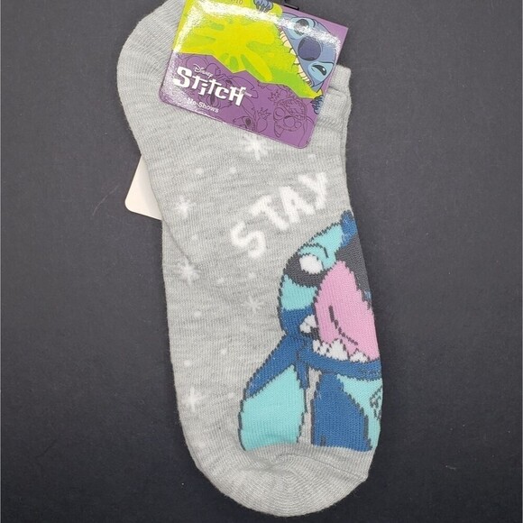 Disney Stitch stay weird no show socks - Picture 2 of 5
